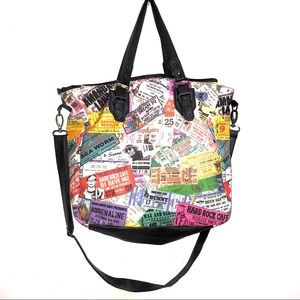 Hard Rock Cafe tote bag with shoulder strap